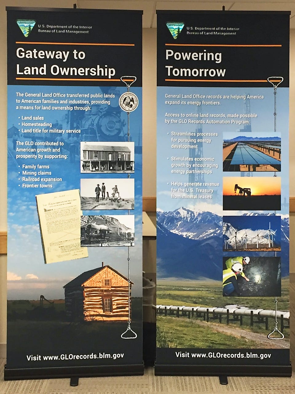 This banner stand is beautifully printed to go in a trade show or at an event or seminar.